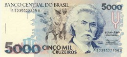 BILLET # BRESIL # 1992 # 5000 CRUZEIROS  # PICK 232 #  NEUF # CARLOS GOMES - Brazilië