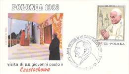 RELIGION CATHOLIQUE VOYAGE  PAPE  JEAN PAUL II   Pope John Paul II Papst Johannes Paul II  PAPA Jonas Paulius II - FDC