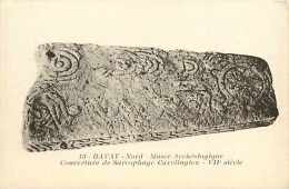 Oct13 92 : Bavay  -  Musée Archéologique  -  Couverture De Sarcophage Carolingien - Bavay