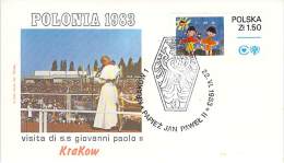 Delcampe - RELIGION CATHOLIQUE VOYAGE  PAPE  JEAN PAUL II   Pope John Paul II Papst Johannes Paul II  PAPA Jonas Paulius II - FDC