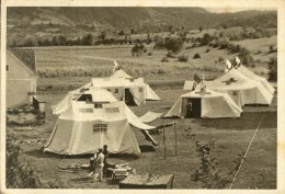 IL MEDICO ITALIANO IN GUERRA  TENDE CROCE ROSSA RED CROSS  MILITARE WWW2 VIAGGIATA  COME FOTO - Croix-Rouge