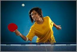 Table Tennis Stamped Carte Postal 1275 -4 - Tafeltennis