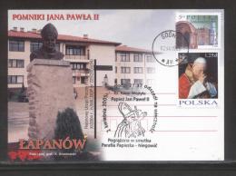 AUTUMN SALE POLAND POPE JPII 2005 SPECIAL MOURNING COMMEMORATIVE CANCEL NIEGOWIC GDOW PAPAL PARISH STAMP DESIGN 5 - Brieven En Documenten