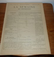 La Semaine Des Constructeurs. N°4.  23 Jullet 1887 . Hôtel De Peintre à Meudon. Chéneaux Et Corniches. - Zeitschriften - Vor 1900