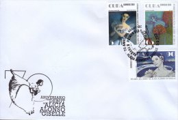 G)2013CUBABALLET, ALICIA ALFONSO IN GISELL, FDC, XF - FDC
