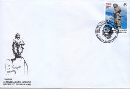 G) 2013 CUBA, ERNESTO GUEVARA'S (CHE) 85TH BIRTH ANNIVERSARY, FDC, XF - FDC