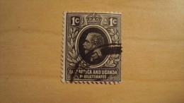 East Africa & Uganda Protectorates  1912  Scott #40  Used - Protectorats D'Afrique Orientale Et D'Ouganda