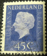 Netherlands 1972 Queen Juliana 45c - Used - Usati