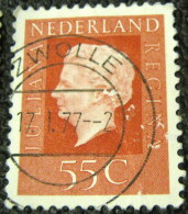 Netherlands 1976 Queen Juliana 55c - Used - Used Stamps