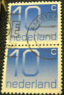 Netherlands 1976 Numeral 10c X2 - Used - Used Stamps