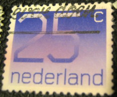 Netherlands 1976 Numeral 25c - Used - Used Stamps