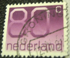 Netherlands 1991 Numeral 80c - Used - Oblitérés
