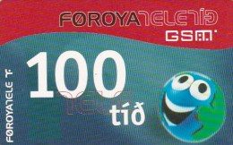 Faroe Islands, 100 Kr, Funny ´Face´, 2 Scans,    01.11.2005 - Faroe Islands