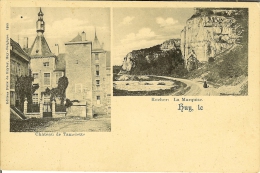 CP De HUCCORGNE " Château De Tamelette / Rocher La Marquise HUY " . - Wanze
