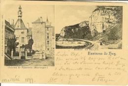 CP De HUCCORGNE " Château De Famelette / Rocher La Marquise Environs De  HUY " De AMAY 1899. - Wanze