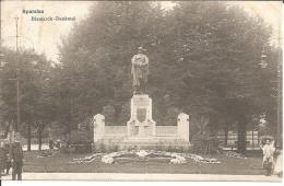 Bln096/ Spandau, Bismarckdenkmal 1910, Gelaufen - Spandau