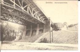 Bln098/ Spandau, Heerstrassenbrücke 1918, Gelaufen - Spandau