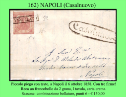 Casalnuovo-00162 - Piego (con Testo) Dall'odierno Casalbuono. - Napoli