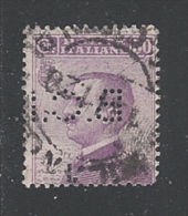 PERFIN - ITALIA REGNO - 1908: Effigie Di V. Emanuele III°  - Valore Usato Da 50 C. (PERFIN) - In Buone Condizioni. - Perforiert/Gezähnt