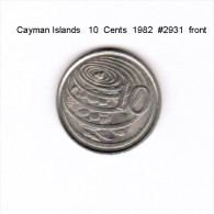 CAYMAN ISLANDS    10  CENTS  1982  (KM # 3) - Kaimaninseln