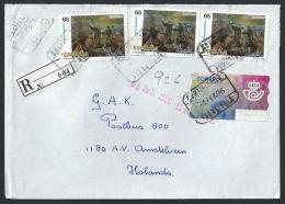 Registered Cover From Fuengirola To Netherland; 01-02-1996 - Cartas & Documentos