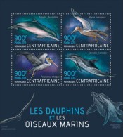 Central African Republic. 2013 Dolphins And Birds. (404a) - Dolphins