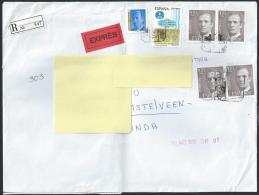 Registered, Expres Cover From El Puig (Valencia) To Netherland; 12-05-1996 - Lettres & Documents