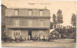 RESTEIGNE-VUE DE L'HOTEL DE LA LESSE-CARTE ENVOYEE 1925-EDIT-DAURY-THITEUX-HOTEL DE LA LESSE-VOIR 2 SCANS - Tellin