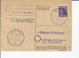 ALEMANIA DDR LEIPZIG EXPOSICION TRABAJO 1948 - Covers & Documents