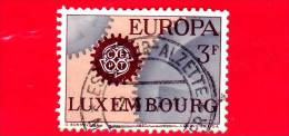 LUSSEMBURGO - 1967 - Europa - C.E.P.T.- Cogwheels - 3 - Used Stamps