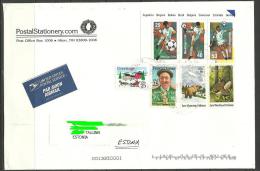 USA Flugpost Air Mail Letter To Estonia Estland Estonie 2013 - 3c. 1961-... Storia Postale