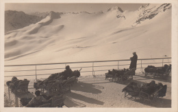 BAYERISCHE ZUGSPITZBAHN / OBERE LIEGETERRASSE IM SPORTHOTEL SCHNEEFERNERHAUS - Zugspitze