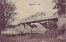 33 CADILLAC - (animé) Le Pont - D12 205 - Cadillac