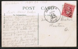 U.S.A.    USED POSTCARD  "Deshler, Ohio"  (Apr. 26 1918) (PC-9) - Otros & Sin Clasificación