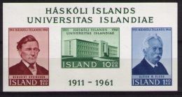 ICELAND University 50th Anniversary - Blocks & Sheetlets