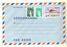 FRANCE- Entier Postal- Aérogramme Y&T N°1007-AER 1977-80- Enveloppe Neuve - Aerograms
