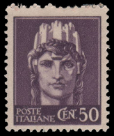 Italia - Emissione Di Novara - 50 C. Violetto (n° 538) - 1945/46 - Neufs