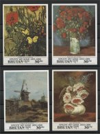 BHUTAN, VAN GOGH PAINTINGS SUPERB, SET OF 12 SOUVENIR SHEETS MNH - Bhoutan