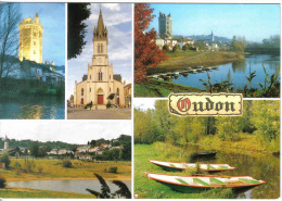 Carte Postale 44. Oudon  Trés Beau Plan - Oudon