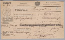 Heimat AG Othmarsingen 1879-06-12 Einzugsmandat Nach Bremgarten - Brieven En Documenten