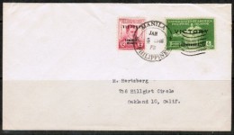 PHILIPPINES    1946 COVER---Manila To Oakland, California  (Jan/5/1946) (OS-406) - Philippines