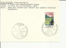 ALEMANIA DDR TREUEN EXPOSICION FILATELICA - Storia Postale