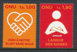 UN Geneva 2008 Michel # 600-601 MNH ** - Unused Stamps