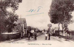 60 -  VAUMOISE - Route De Crepy - Vaumoise