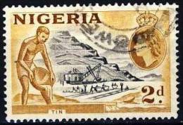 NIGERIA  Mineraux, Mines, Mineurs (Yvert N° 79)  * Obliteré - Mineralen