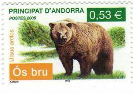 French Andorra / Animals / Bears And Capricorn - Unused Stamps