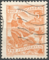 Jugoslavia 1952  Agricolture  5d.   Used  Scott #345 - Gebraucht
