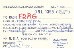 CARTE RADIO - QSL - CARTE RADIO QSL - BELGIQUE - BELGIUM - BRUSSEL - BRUXELLES - BRUSSELS - 1964 - Radio Amateur