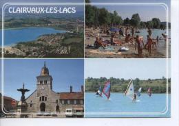 (FR1333) CLERVAUX LES LACS . VUE AERIENNE DES LACS ET CAMPINGS - Clairvaux Les Lacs