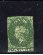Ceylan (1857)  - 2 P. "Victoria" Oblitéré - Ceylan (...-1947)